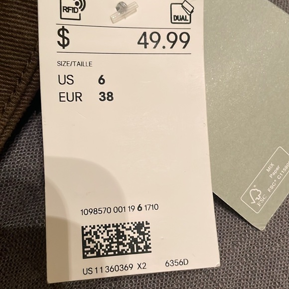 H&M wide leg cargo pants New size 6 - Picture 7 of 7